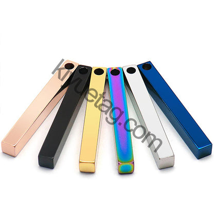 Wholesale 100Pcs Stainless Steel Pendant Necklace Dog Tag ID Jewelry Fashion Gift Charms Tag Keychains Key Ring Customize Name