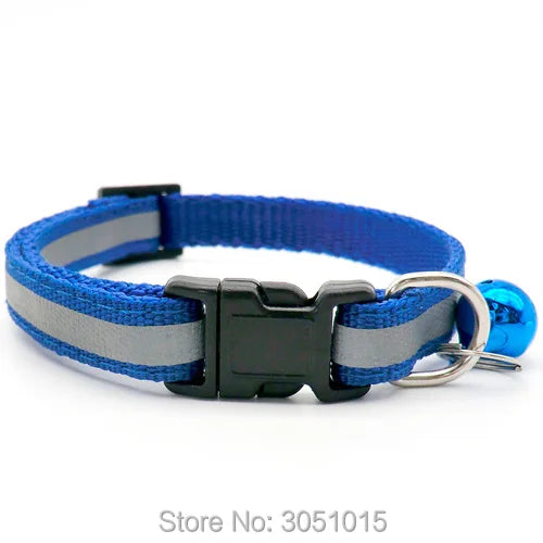 Wholesale 24PCS Safety Reflective Collar Adjustable For Dog Puppy Cat Pet Collars Dog Collar Puppy Accessories dogs collars