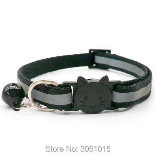 wholesale 24Pcs Puppy Dog Pet Collar with Bell Safety buckle Adjustable Kitten puppy Collar Neck Strap Pet Collar Accessories