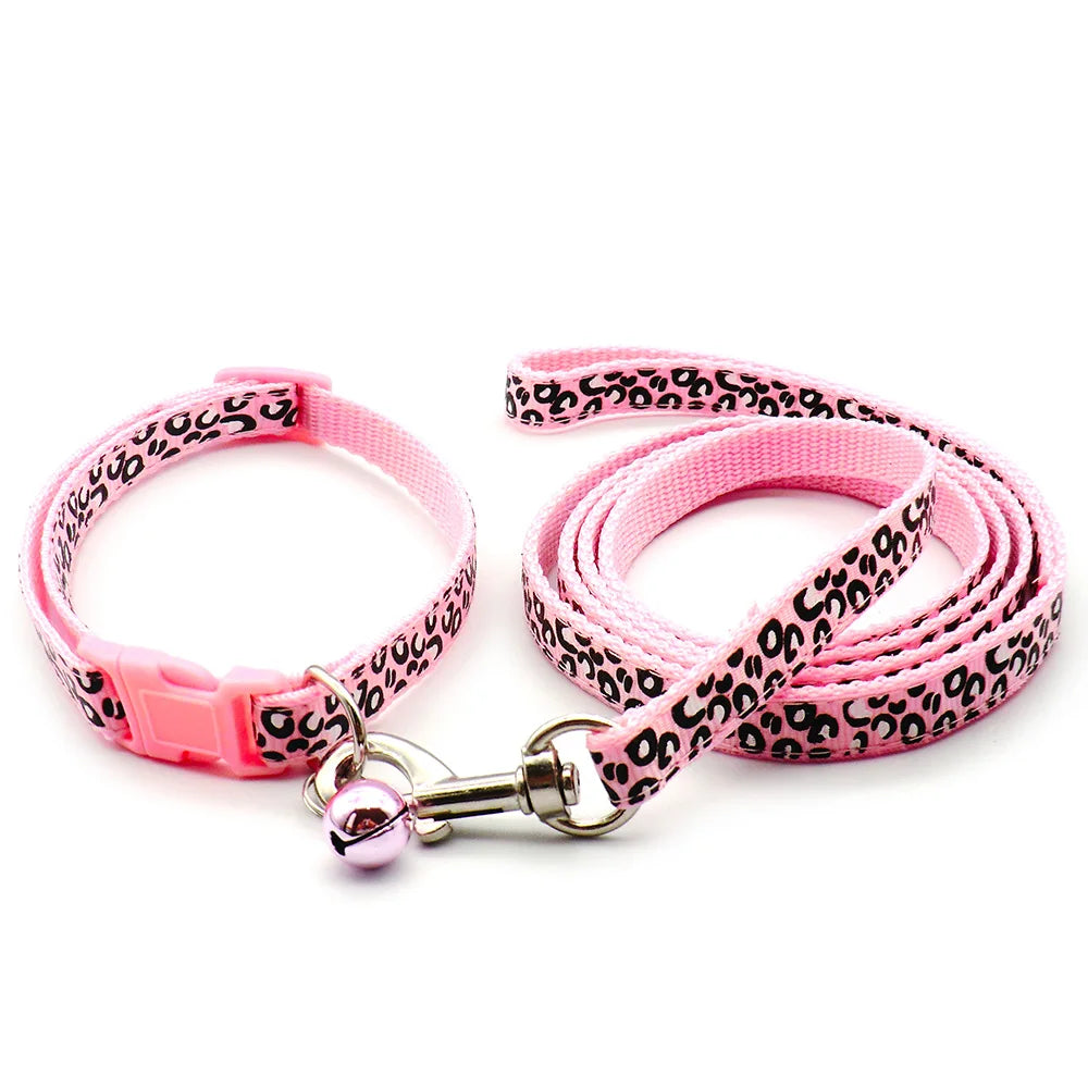 24Pcs Pet Supplies Small Cat Dog Leash Bone Decor Chest Strap Adjustable Dog Collar Harness Walking ID Accessories Anti-lost