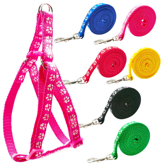 24pcs Pet Products Universal Practical Cat Dog Safety Adjustable Harness Leash Puppy Vest Puppy Chest Strap Seat-belt Travel