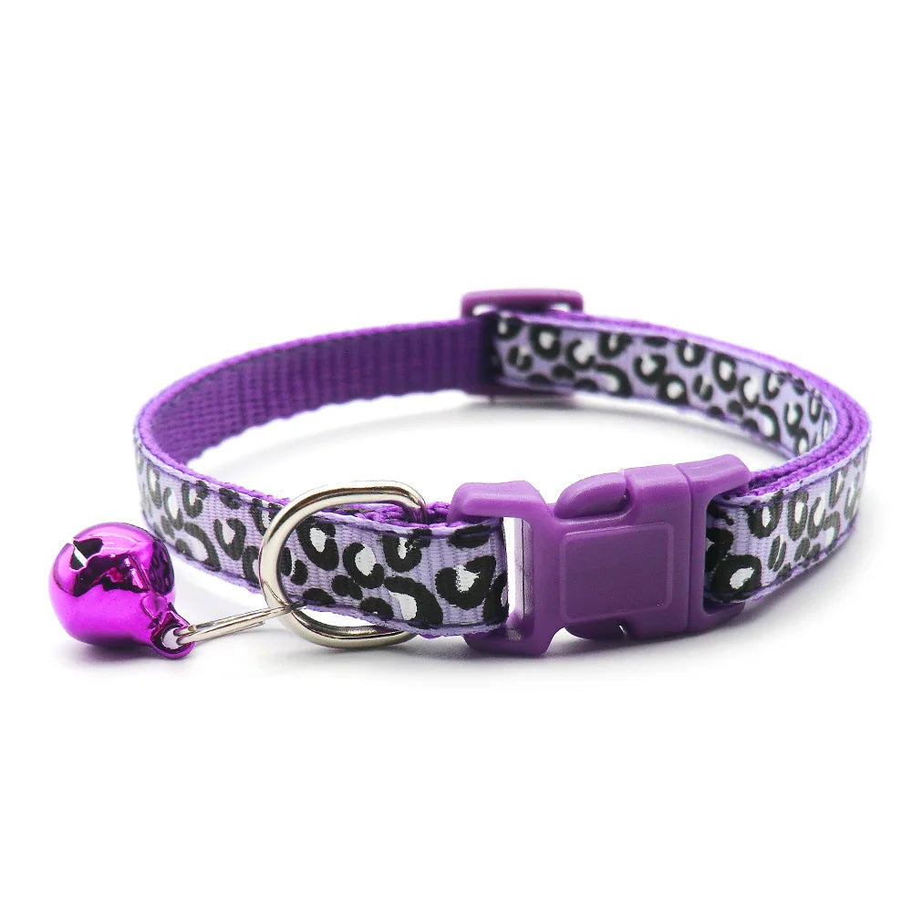 24Pcs Dog collar Pet Adjustable Fashion Checkered Bell Collar For Cats And Small Dog Collars