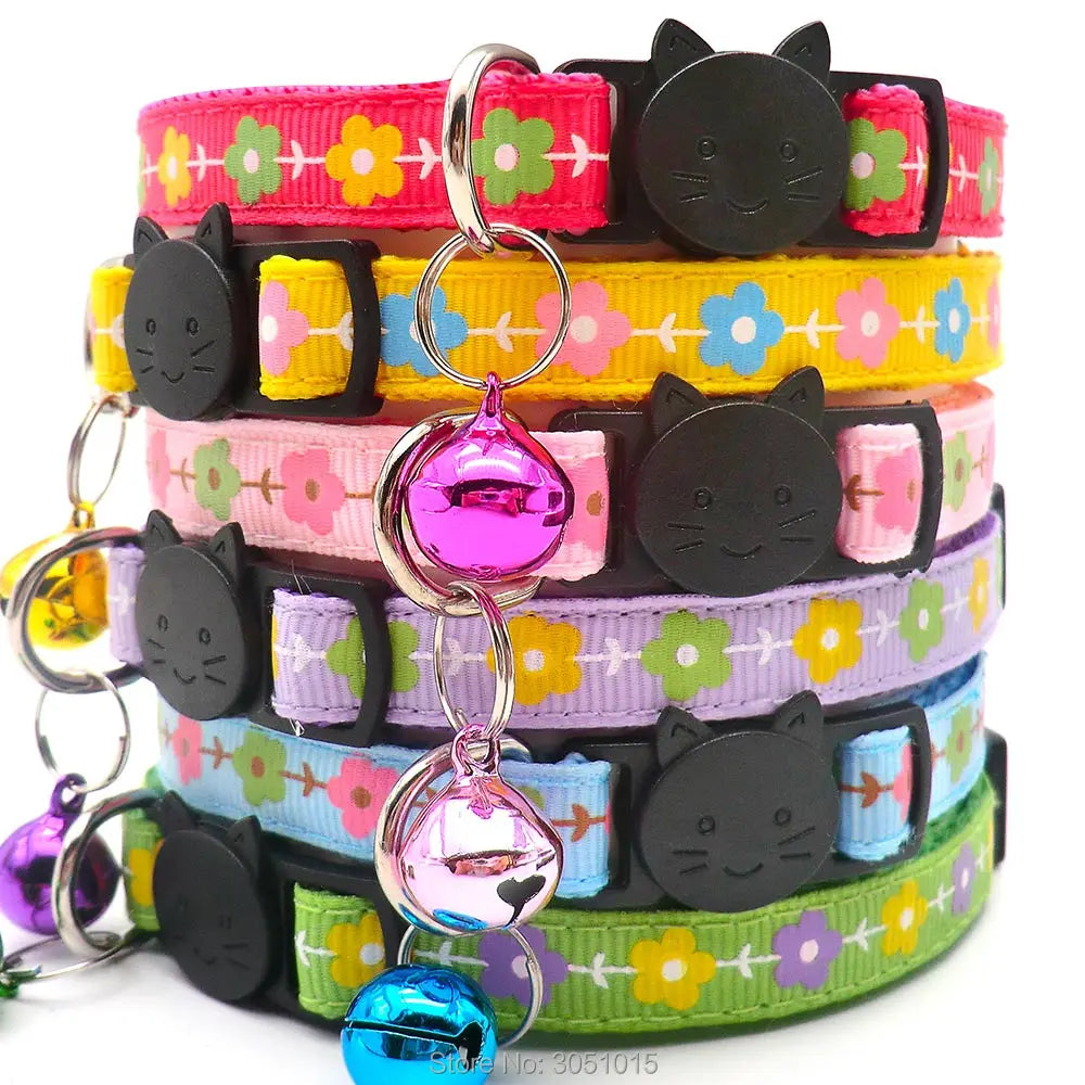 100pcs Fashion Pet Collars Adjustable Christmas collar Dog Cat Collars Flowers Leashes Puppy Cute Kawaii Collars Accessories new