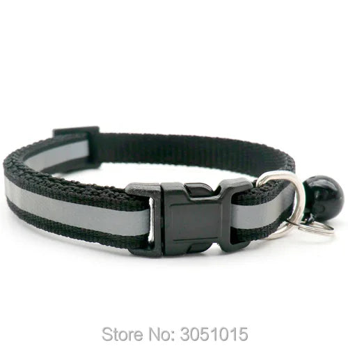 Wholesale 24PCS Safety Reflective Collar Adjustable For Dog Puppy Cat Pet Collars Dog Collar Puppy Accessories dogs collars