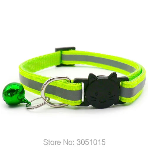 wholesale 24Pcs Puppy Dog Pet Collar with Bell Safety buckle Adjustable Kitten puppy Collar Neck Strap Pet Collar Accessories