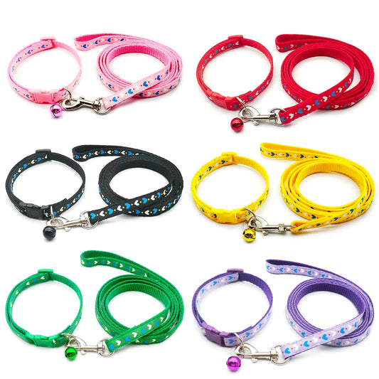 24pcs Fashion colorful chest dog leash pet traction Necklace Cat Collar rope dog harness dogs accessoires running walk trainning