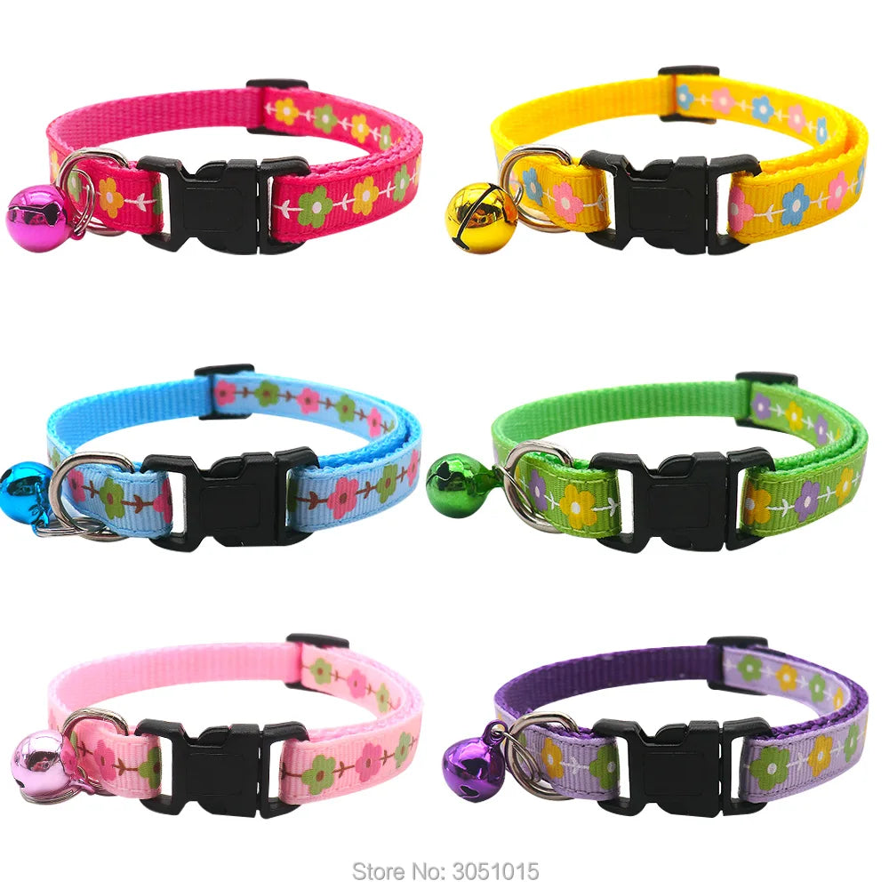 100pcs Dog Collar Follower Print Polyester Leash plate Accessories Lovely decoration Adjustable Pet Dog Cat Personalized Leash