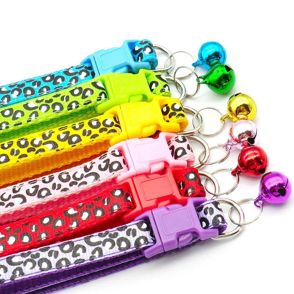 24Pcs Dog collar Pet Adjustable Fashion Checkered Bell Collar For Cats And Small Dog Collars