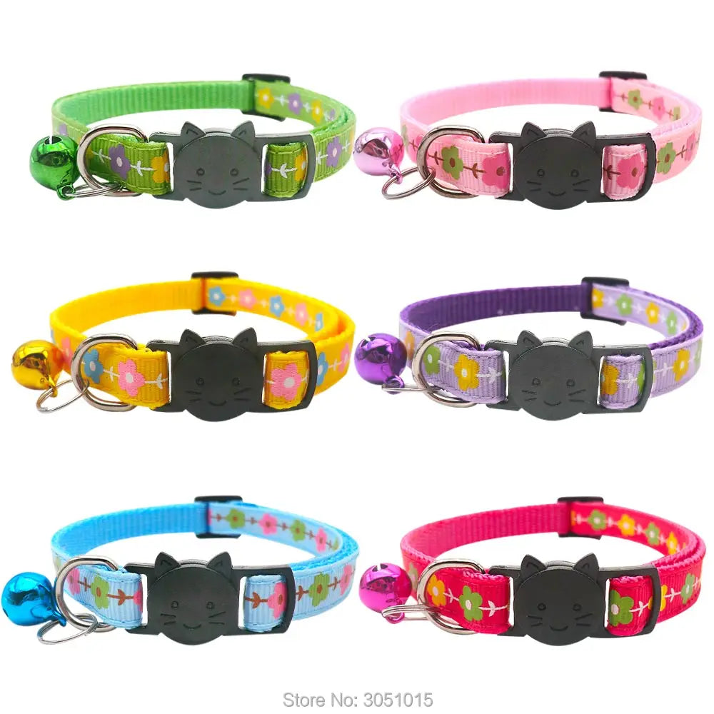 100pcs Fashion Pet Collars Adjustable Christmas collar Dog Cat Collars Flowers Leashes Puppy Cute Kawaii Collars Accessories new