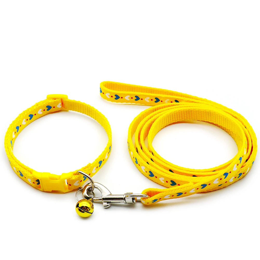 24pcs Fashion colorful chest dog leash pet traction Necklace Cat Collar rope dog harness dogs accessoires running walk trainning