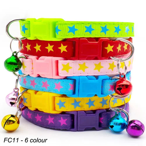 Wholesale 100Pcs Dog Collar With Bell For Dog Adjustable Pet Product Accessories Buckles Cat ID Tag Bow Ties Rabbit Neckties