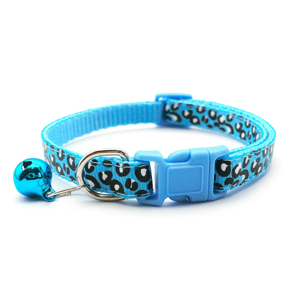 24Pcs Dog collar Pet Adjustable Fashion Checkered Bell Collar For Cats And Small Dog Collars