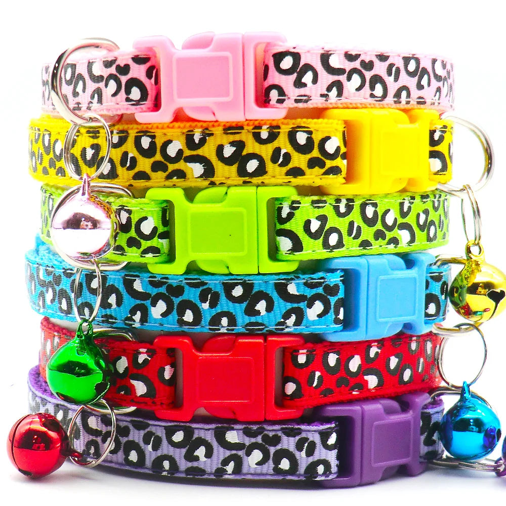 24Pcs Dog collar Pet Adjustable Fashion Checkered Bell Collar For Cats And Small Dog Collars