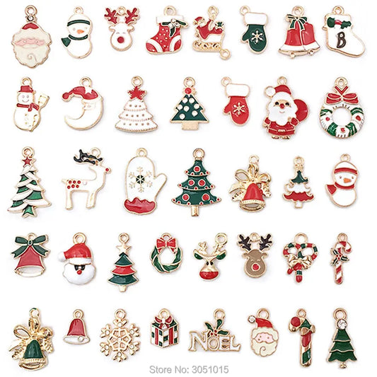 Wholesale Pet id tag Christmas Pendant Holiday Supplies Decoration Christmas Present Christmas Tree Key Ring lovely Friends Gift