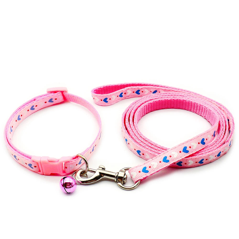 24pcs Fashion colorful chest dog leash pet traction Necklace Cat Collar rope dog harness dogs accessoires running walk trainning