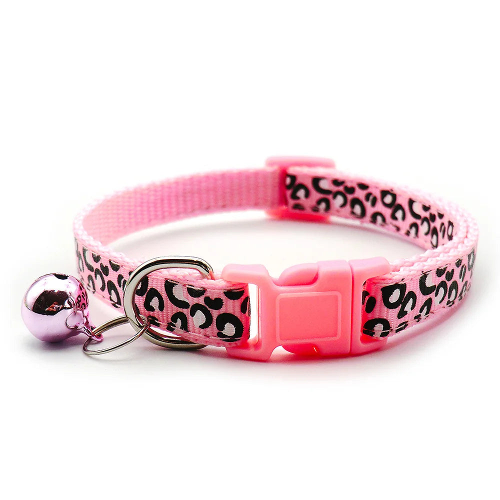 24Pcs Dog collar Pet Adjustable Fashion Checkered Bell Collar For Cats And Small Dog Collars