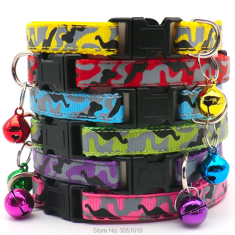 100Pcs Printed Dog Id Collar Bell Neck Ring Supplies Funny Puppy Pets Identify Accessories Outdoor Walking Multicolor Optional