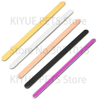 Wholesale 100Pcs 3/6/9mm 160mm Open Cuff Bangle Mirror Polishe Stainless Steel Rectangle CustomizedStrips Name ID Tag Accessorie