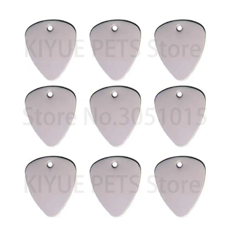 20 Pcs Pet Tag Aluminum NameTag Pet ID Tags Dog Name Tags Plate Cumstom Engeraved Personalized Dog ID Tag