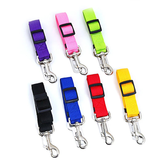 24 / 16 / 8 pcs Car Dog Seat Belt Puppy Car Seatbelt Harness Lead Clip Pet Dog Supplies Safety Lever Auto Traction Products