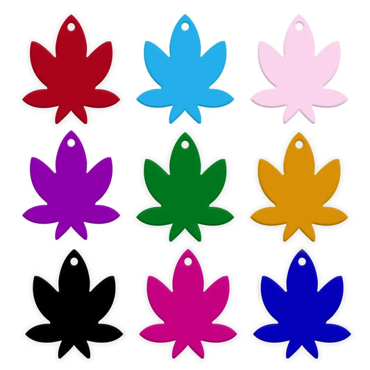 wholesale 20Pcs Maple Leaf Pendant pet tag ID Tags Badge ID Lanyard Name Keychain Personalized Key ID Dog ID Tags  Accessories