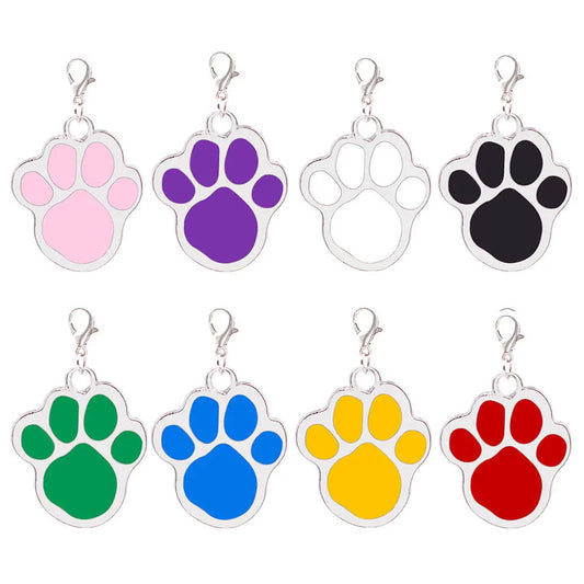 Wholesale 100pcs Customized  Personalized Engraved Dogs Cat ID Tags Pet  Pendant For Kitten Puppy Collar Accessorie