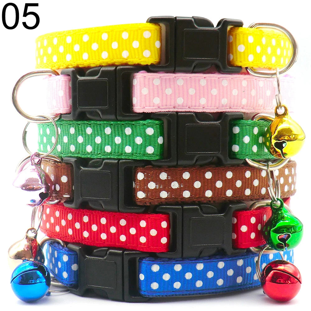 100Pcs Printed Dog Id Collar Bell Neck Ring Supplies Funny Puppy Pets Identify Accessories Outdoor Walking Multicolor Optional