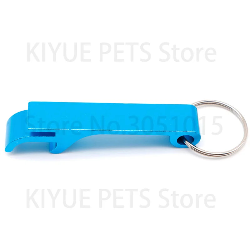 Wholesale 20/50/100Pcs Customized Can Opener Portable Wedding For Party KeyChain Ring Restaurant Promotion Giveaway Logo Gifts