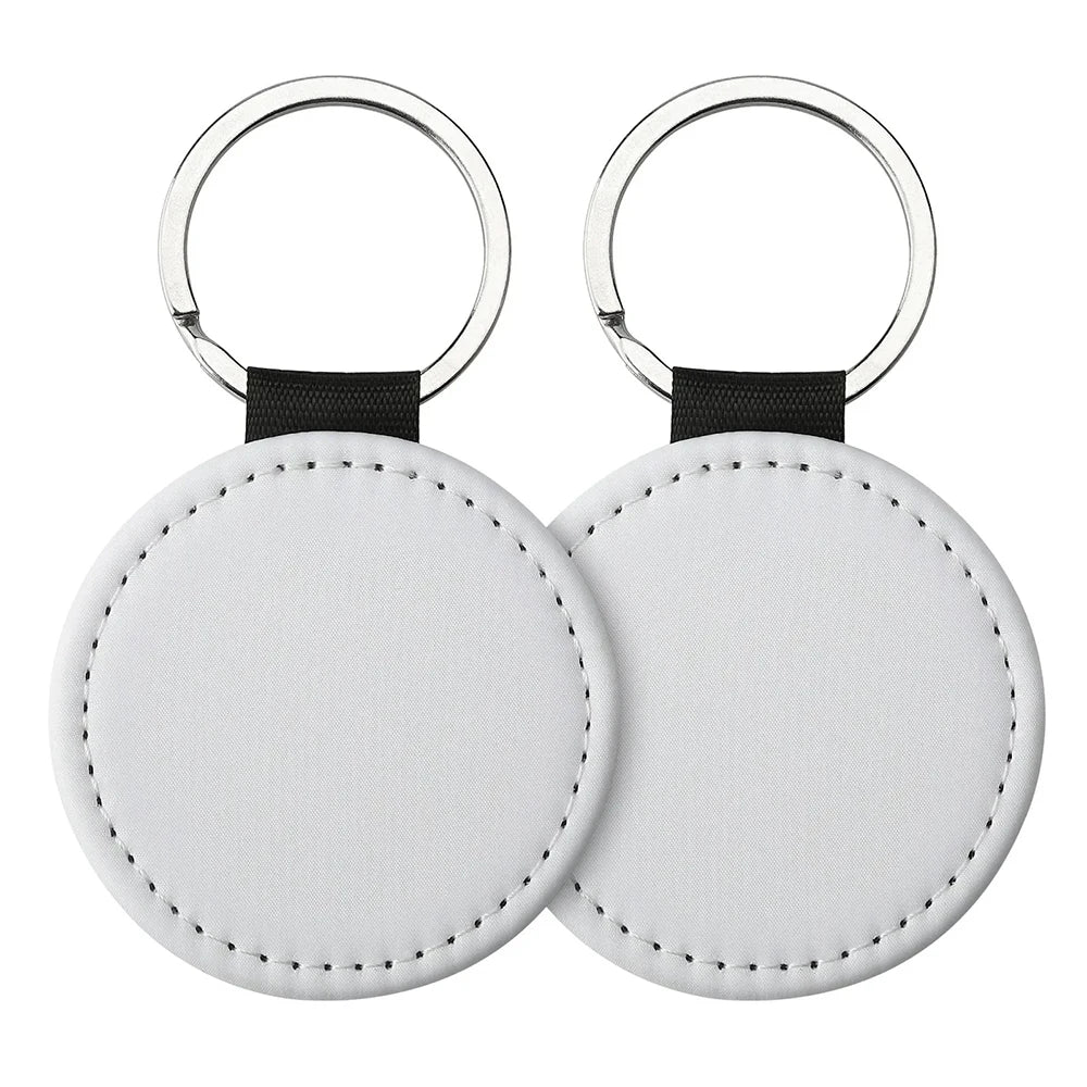 20Pcs Blank Sublimation Dog ID Tags Heart Round Square MDF Personalized DIY Jewelry Making Wholesale