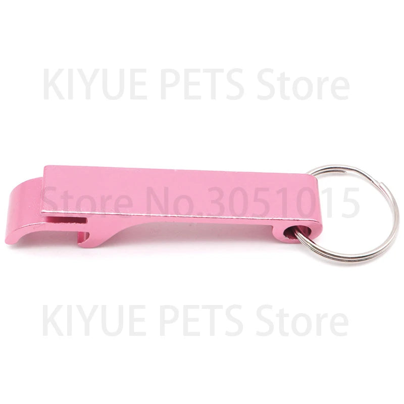 20 50 100Pcs Customized Small Gift Can Opener Key Chain Ring Can Opener Restaurant Promotion Giveaway Logo Gifts Wedding Gift