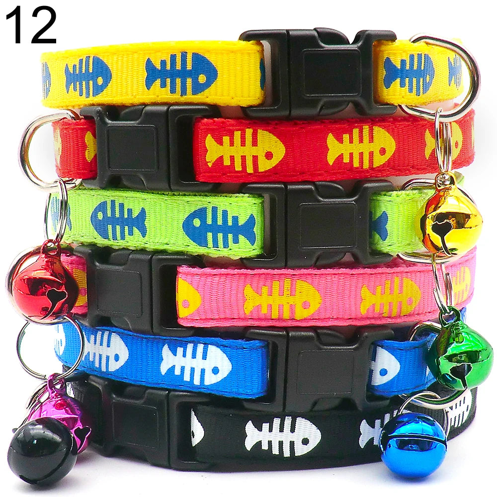 100Pcs Printed Dog Id Collar Bell Neck Ring Supplies Funny Puppy Pets Identify Accessories Outdoor Walking Multicolor Optional