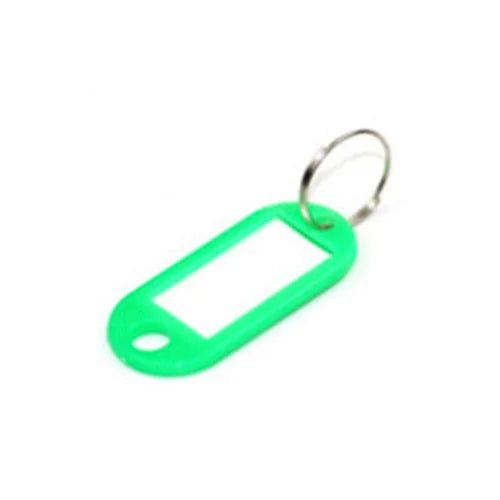 Wholesale 100Pcs ID Tag Dog Pet Plastic Keychain Key Tags ID Label Name Tags With Ring Key Chains Rings Write Name Phone Text