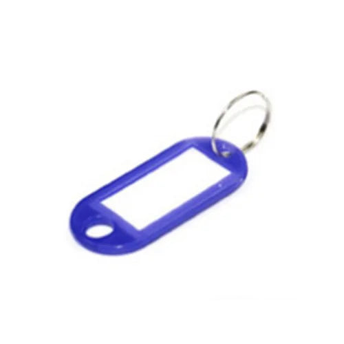 Wholesale 100Pcs ID Tag Dog Pet Plastic Keychain Key Tags ID Label Name Tags With Ring Key Chains Rings Write Name Phone Text