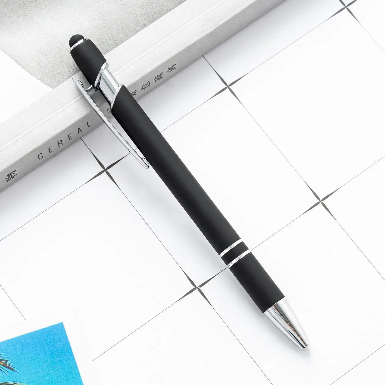 100 50 20Pcs Small Gift Business Ballpoint Drawing Touch Screen Gifts Pen School Office Supplies Wedding Engraved Name