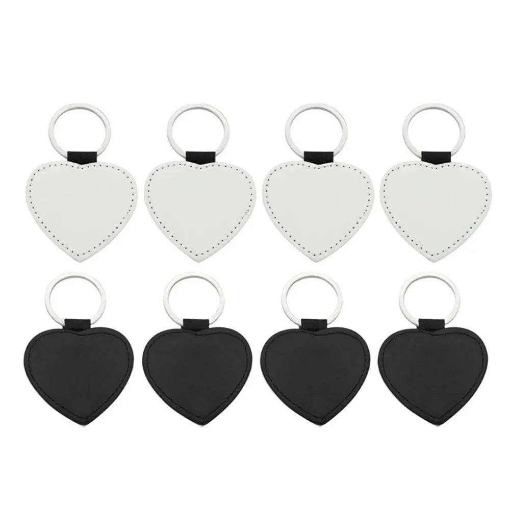 20Pcs Blank Sublimation Dog ID Tags Heart Round Square MDF Personalized DIY Jewelry Making Wholesale