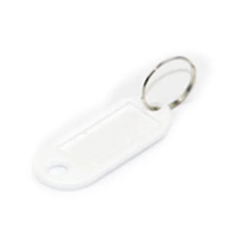 Wholesale 100Pcs ID Tag Dog Pet Plastic Keychain Key Tags ID Label Name Tags With Ring Key Chains Rings Write Name Phone Text