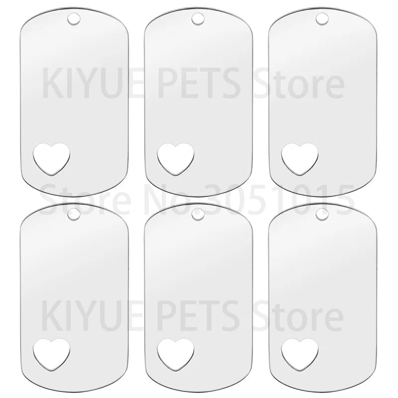 Wholesale 20PcsStainless Steel The Dog Tag Military Set Personalised Necklaces Keychain Men Jewelry Army Style Custom Make Plate