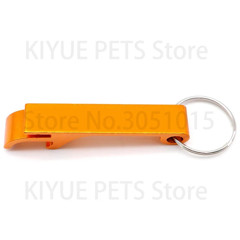 20 50 100Pcs Customized Small Gift Can Opener Key Chain Ring Can Opener Restaurant Promotion Giveaway Logo Gifts Wedding Gift