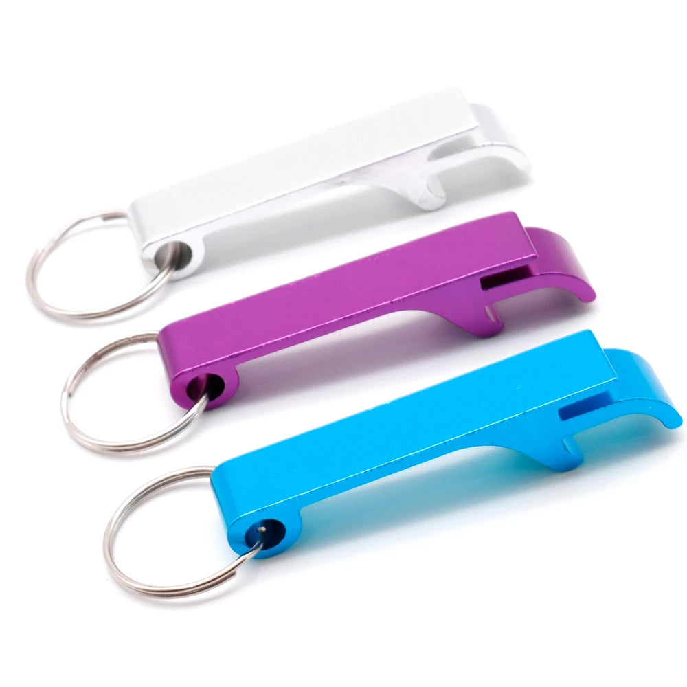 Wholesale 20/50/100Pcs Customized Can Opener Portable Wedding For Party KeyChain Ring Restaurant Promotion Giveaway Logo Gifts