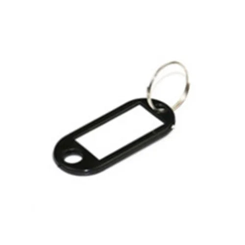 Wholesale 100Pcs ID Tag Dog Pet Plastic Keychain Key Tags ID Label Name Tags With Ring Key Chains Rings Write Name Phone Text